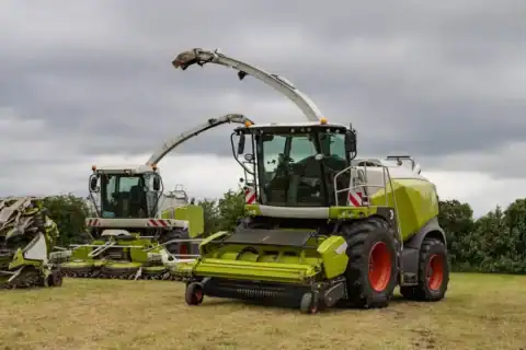 farming combine harvester