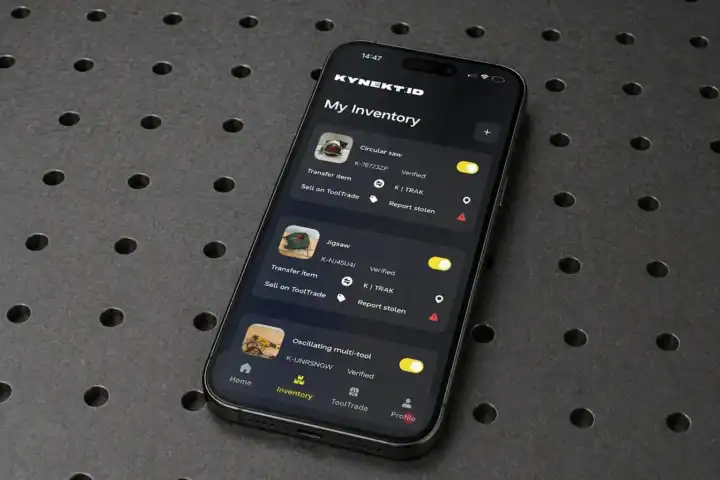 iphone kynekt app tool register