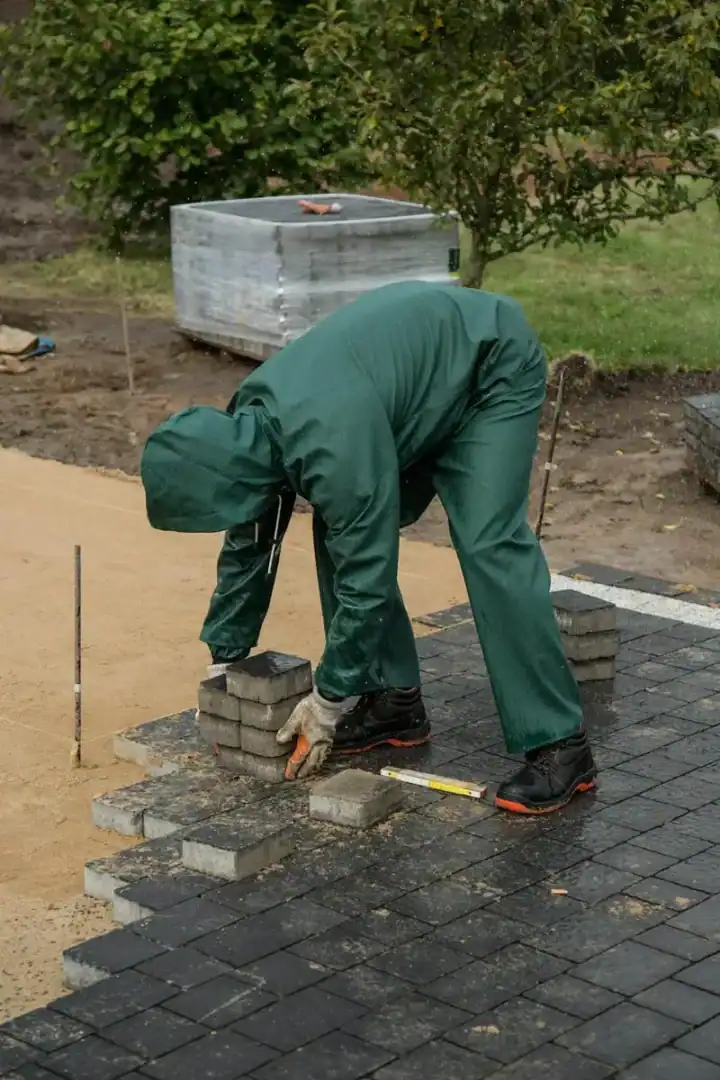paving pavement flooring brick laying driveway